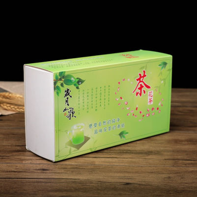 Caja de encargo de grabación en relieve del cajón que empaqueta para el té Eco amistoso