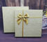 Cajas de regalo rígidas de la cartulina de Matt Lamination Butterfly Ribbon Closure