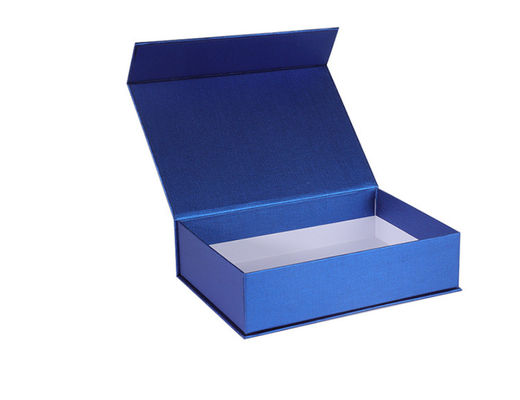 Caja de cartón magnética Handcrafted con las tapas de la aleta para la joyería