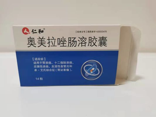 Caja reciclada 4C del tablero de marfil que imprime la caja de empaquetado de la medicina