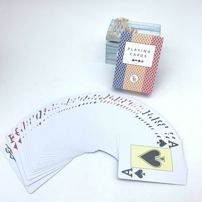63*88m m 54Cards con las tarjetas plásticas del póker del grueso el 100% de 0.32m m