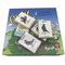 CMYK de encargo imprimió juegos de tarjeta del papel de la cartulina con la bandeja plástica