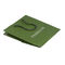 Bolsas de papel de Kraft del verde del SGS ISO9001 con las manijas PP torcidas