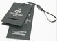 Impresión de papel negra del oscilación 600dpi Hang Tags For Clothing Offset