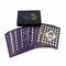 tarjetas negras alemanas del póker del casino del papel de base 310gsm 63x88m m/57x87m m