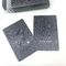 Tarjetas plásticas impermeables del póker de la hoja negra con la hoja de plata Tuck Box