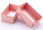 Caja impresa color precioso 350gsm plegable del tablero de marfil del rosa para los regalos de la Navidad