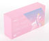 el rosa rígido de las cajas de regalo de la cartulina de 2m m imprimió reciclable para los cosméticos
